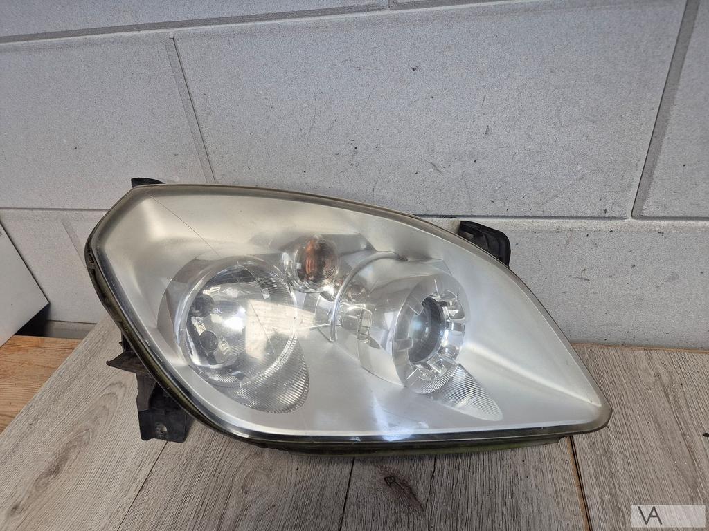 Opel Tigra Twintop 2004 - 2010 koplamp rechts zilver ribbel, Ophalen of Verzenden, Gebruikt, Opel