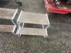 stacaravan opstap 2 x, Ophalen, Gebruikt