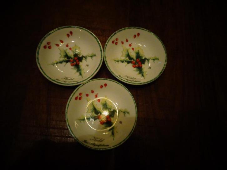 Kerst: Janneke Brinkman schaaltjes, Hulst, Diversen, Kerst, Zo goed als nieuw, Ophalen of Verzenden