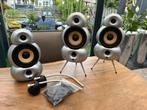 3 BleuRoom. Bleu Room Luidspeakers. ZGAN.  B & W. Speakers, Ophalen of Verzenden, Zo goed als nieuw, Front, Rear of Stereo speakers