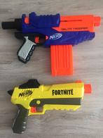 2x blaster. Nerf Delta Trooper + Fortnite, in prima staat, Ophalen of Verzenden, Zo goed als nieuw