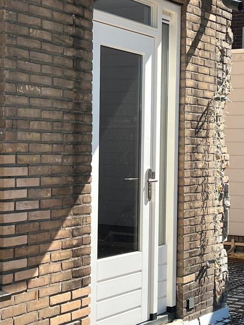 Deurkozijn met zij en bovenlicht, Doe-het-zelf en Verbouw, Kozijnen en Schuifpuien, Zo goed als nieuw, Deurkozijn, Hout, 225 cm of meer
