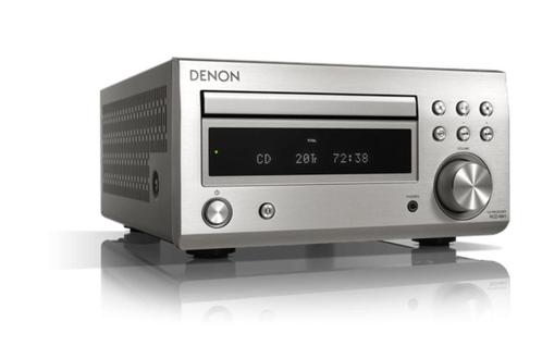 Denon: RCD-M41DAB Receiver - Zilver, Audio, Tv en Foto, Home Cinema-sets, Nieuw, Overige spelers, Soundbar, Overige merken, Ophalen of Verzenden