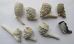 Goudse kleipijpen, pijpenkoppen, bodemvondst, Ophalen of Verzenden, Gebruikt, Sigarenbandjes