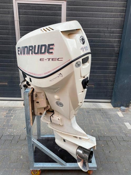 Evinrude e tec 115 pk afstandsbediening powertrim, Watersport en Boten, Buiten- en Binnenboordmotoren, Gebruikt, Benzine, Buitenboordmotor