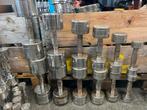 Chrome dumbells dumbbell set gewichten 2-12 kg, Ophalen, Dumbbell, Gebruikt, Dumbells
