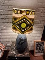 Vintage La Meuse keramieken vloerlamp met nieuwe kap, Gebruikt, 100 tot 150 cm, Vintage, Ophalen of Verzenden