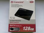 Nieuwe TranscendTS128GSSD340K met gratis 50cm 6G SATA kabel, Nieuw, Ophalen of Verzenden, Transcend, Intern