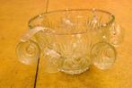 9 delig Glazen Punch Bowl Set 49314, Gebruikt, Ophalen of Verzenden, Bord(en), Wedgwood