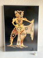Straw art in professioneel frame., Antiek en Kunst, Verzenden