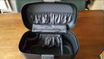 Beautycase met spiegelbakje - Goede staat!, Ophalen, Zwart, Hardcase, Zo goed als nieuw