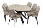 Ovalen tuinsets, aluminium, polywood, keramiek, Ophalen of Verzenden, Tuinset, Eettafel, Nieuw