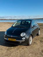 Fiat 500 0.9 85pk Twinair Turbo 2013 Zwart, Auto's, Voorwielaandrijving, Stof, Zwart, Origineel Nederlands