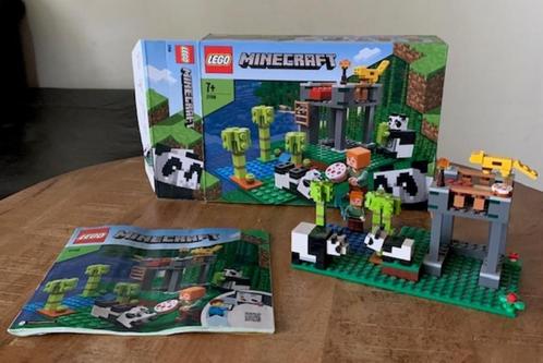 LEGO Minecraft 21158 – Het Pandaverblijf - Compleet, Kinderen en Baby's, Speelgoed | Duplo en Lego, Zo goed als nieuw, Lego, Complete set