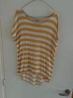 Shirt geel met wit maat M, Maat 38/40 (M), Geel, Ophalen of Verzenden, Korte mouw