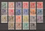 NVPH 177 - 198 geb Wilhelmina 1926 ; OUD NEDERLAND p/stuk, Verzenden, T/m 1940, Gestempeld