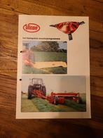 Tractor folder Vicon komplete maaierprogramma, Boeken, Ophalen of Verzenden, Zo goed als nieuw