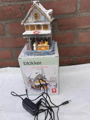 Kersthuisje,Anton Pieck,Brood/backerij+adapter,blokker ,nieu beschikbaar voor biedingen