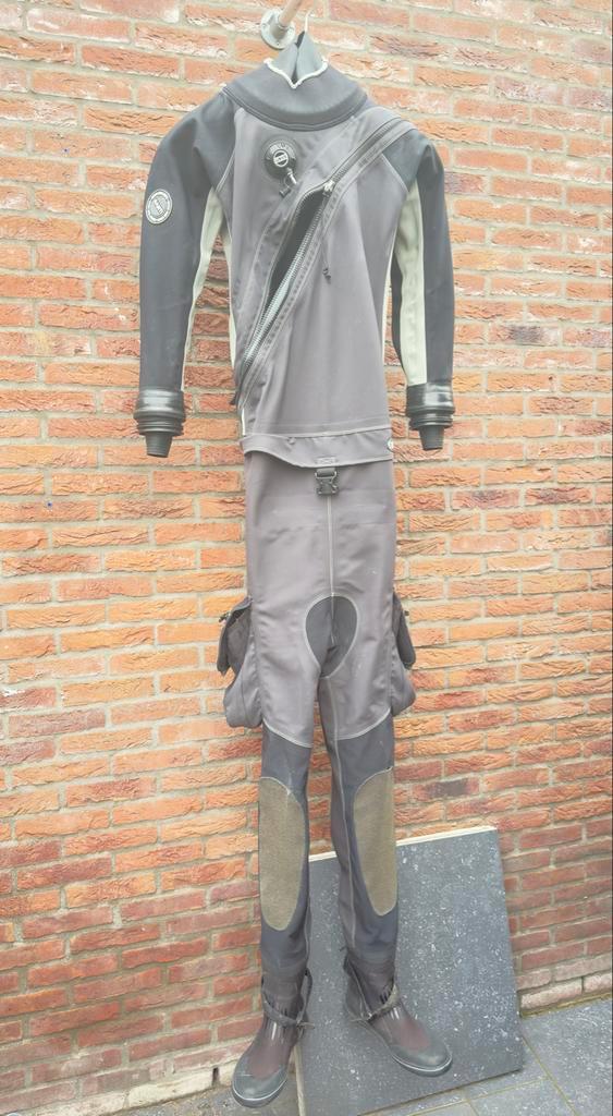 Santi E-lite+ Droogpak XLL + Onderpak Bz200, Watersport en Boten, Duiken, Gebruikt, Duikpak, Ophalen of Verzenden