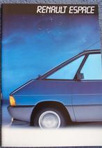 Renault Espace 1986 brochure, Verzenden, Zo goed als nieuw, Renault