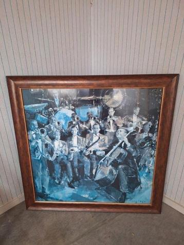 Big Band schilderij beschikbaar voor biedingen