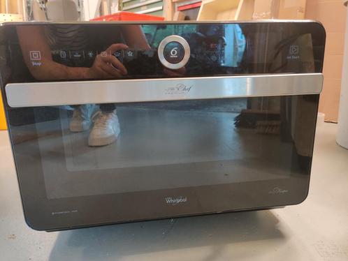 Whirlpool Combimagnetron - Gebruikt, Witgoed en Apparatuur, Magnetrons, Gebruikt, Vrijstaand, Combimagnetron, 45 tot 60 cm, Crisp