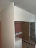 Mooie hoogslaper ideaal voor kinder of tienerkamer, Huis en Inrichting, Ophalen, Gebruikt, Eenpersoons, 180 tot 200 cm