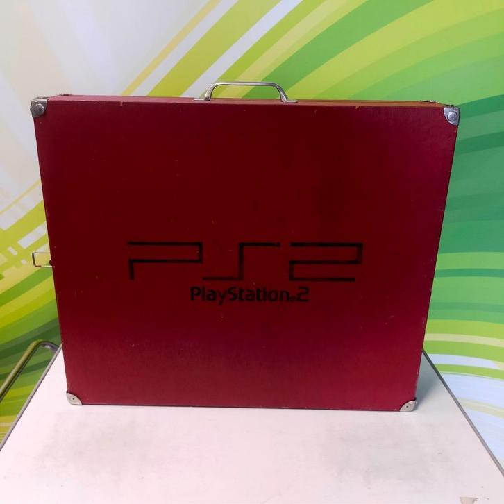 Vintage houten kist gebruikt voor Playstation 2, Huis en Inrichting, Woonaccessoires | Kisten, Gebruikt, Minder dan 50 cm, Minder dan 50 cm
