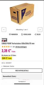 CARGO POINT Verhuisdoos 650x350x370 mm, Doe-het-zelf en Verbouw, Kratten en Dozen, Ophalen, Minder dan 40 cm, 35 tot 50 cm, Doos