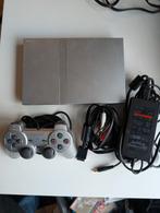 Ps2 slim silver, Spelcomputers en Games, Spelcomputers | Sony PlayStation 2, Ophalen of Verzenden, Zo goed als nieuw, Zilver, Met 1 controller