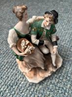Romantisch beeldje capodimonte, Ophalen of Verzenden, Gebruikt, Mens