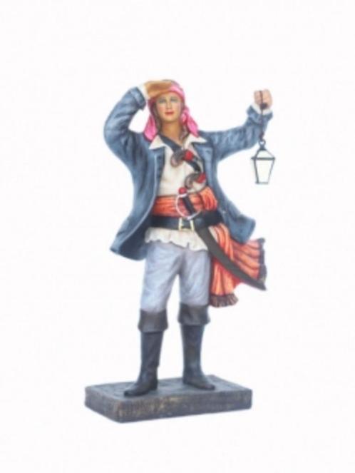 Piraten beeld 92 cm - piraat met lamp, Verzamelen, Beelden en Beeldjes, Nieuw, Ophalen of Verzenden