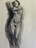 Henri Matisse - Vintage heliogravure 1939 schets naakt, Verzenden