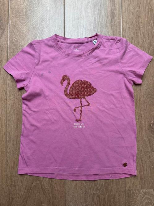 Tom Tailor t-shirt roze maat 128/134, Kinderen en Baby's, Kinderkleding | Maat 128, Gebruikt, Meisje, Shirt of Longsleeve, Ophalen of Verzenden