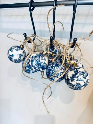 10 delfts blauwe kerstballen kerst hangers chinees beschikbaar voor biedingen