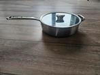 Zanussi koekenpan, Huis en Inrichting, Keuken | Potten en Pannen, Ophalen of Verzenden, Zo goed als nieuw, Rvs, Koekenpan of Braadpan