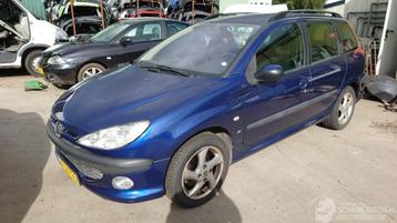 Peugeot 206 SW 2002 1.6 16v NFU Blauw EGE onderdelen beschikbaar voor biedingen