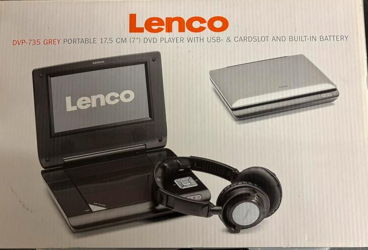 Lenco DVP-735 nieuw in verpakking, Audio, Tv en Foto, Dvd-spelers, Nieuw, Dvd-speler, Overige merken, Draagbaar, Verzenden