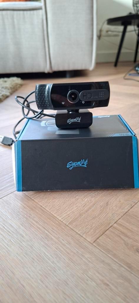 Eyonme Webcam - Nieuw in doos!, Computers en Software, Webcams, Nieuw, Bedraad, ChromeOS, MacOS, Windows, Monitorclip, Microfoon