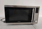 Inventum NM255C Combimagnetron, grill & oven, 25L, RVS/Zwart, Ophalen, Gebruikt, Grill, Draaiplateau