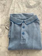 heren poloshirt 2X lichtblauw 100% katoen, Ophalen of Verzenden, Zo goed als nieuw, Blauw
