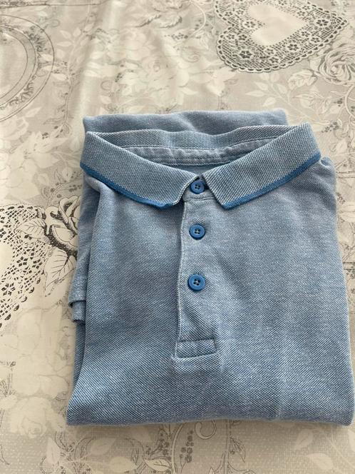 heren poloshirt 2X lichtblauw 100% katoen, Kleding | Heren, Polo's, Zo goed als nieuw, Blauw, Ophalen of Verzenden