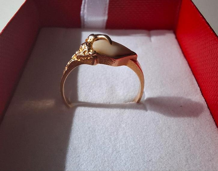 Gouden Lapponia ring, Sieraden, Tassen en Uiterlijk, Ringen, Zo goed als nieuw, Dame, Kleiner dan 17, Goud, Goud, Ophalen of Verzenden