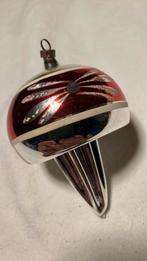 Vintage antieke kerstbal, paddenstoel rood, Ophalen of Verzenden, Zo goed als nieuw