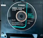 Casio disc title printer cw85-K86, Ophalen of Verzenden, Zo goed als nieuw, Printer