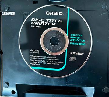 Casio disc title printer cw85-K86 beschikbaar voor biedingen