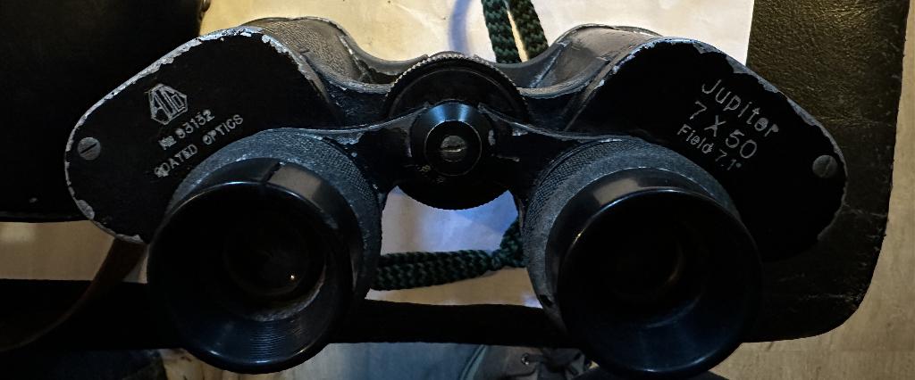 Asahi Pentax (Asahi Optical Co.) 7x50 model Jupiter +hoes, Ophalen, Gebruikt, Minder dan 8x, Porro (met knik)