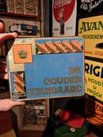 De Gouden Standaard sigaren blikje, Verzamelen, Blikken, Ophalen of Verzenden, Overige