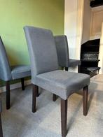 Stoelen Grijs|Antraciet, Ophalen, Zo goed als nieuw, Vier, Stof