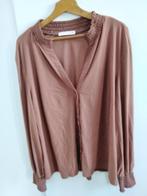 Studio Anneloes blouse van travelstof, maat XXL, Studio Anneloes, Bruin, Maat 46/48 (XL) of groter, Ophalen of Verzenden